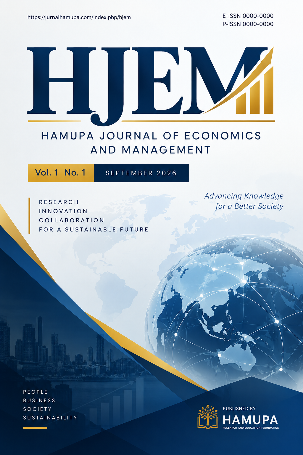 					View Vol. 1 No. 1 (2026): Hamupa Journal of Economics and Management, September 2026 Edition
				